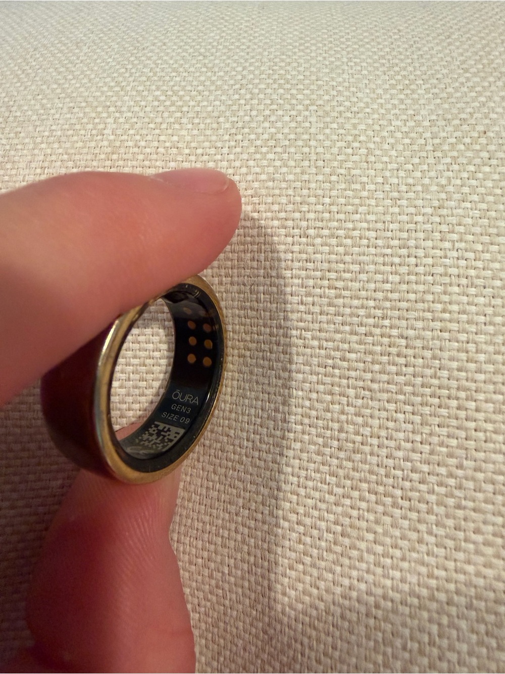 Oura Gen3 Smart Ring in Gold